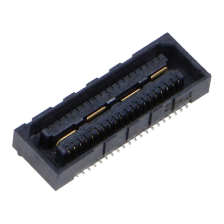 Conector: PCB-PCB; mamă; PIN: 40; 0,8mm; QSE; aurit; SMT; soclu; 2A