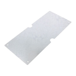 Placă de montare; oţel; W: 136mm; L: 303mm; Acoperire: zinc