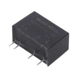 Convertor: DC/DC; 1W; Uintr: 21,6÷26,4VDC; Uieş: 5VDC; Iieş: 200mA