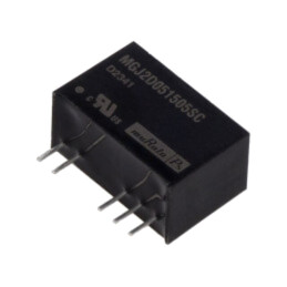 Convertor: DC/DC; 2W; Uintr: 4,5÷5,5VDC; Uieş: 15VDC; Uieş2: -5VDC