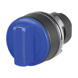 Comutator: rotativ; 22mm; Poz.i stab: 3; albastră; IP65; proeminent