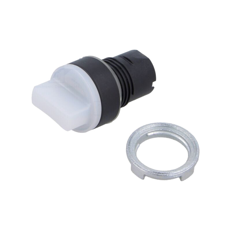 Comutator: rotativ; 22mm; Poz.i stab: 3; albă; IP65; proeminent