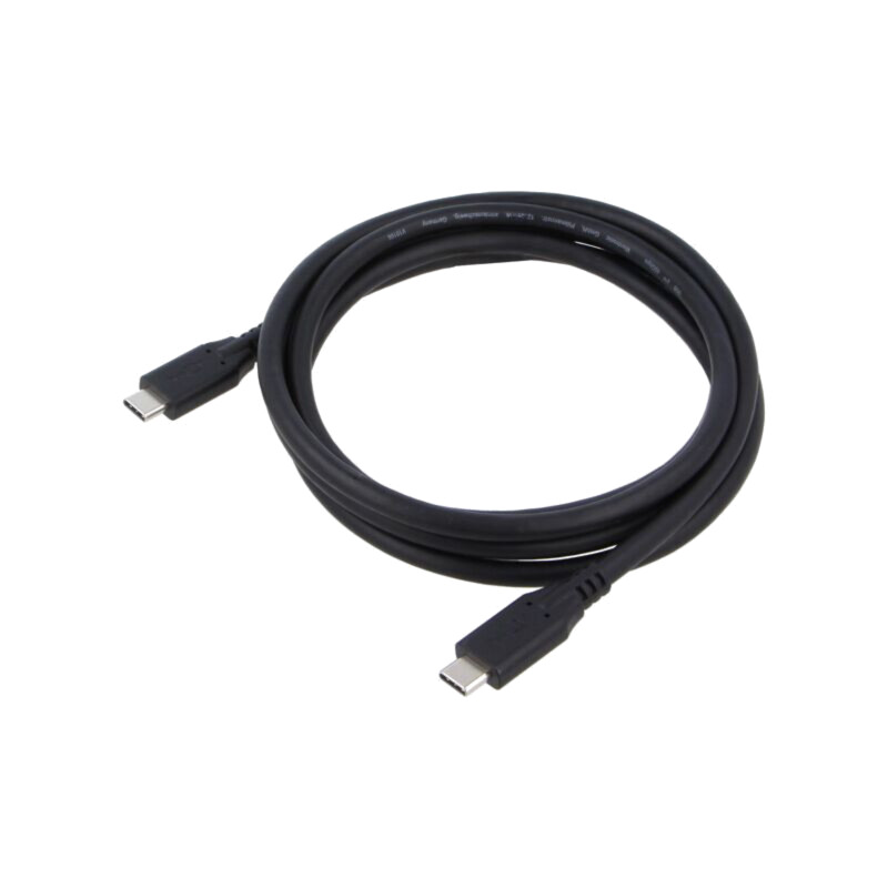 Cablu; USB 4.0; USB C mufă,din ambele părţi; 1,5m; negru; 40Gbps