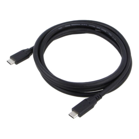Cablu; USB 4.0; USB C mufă,din ambele părţi; 1,5m; negru; 40Gbps