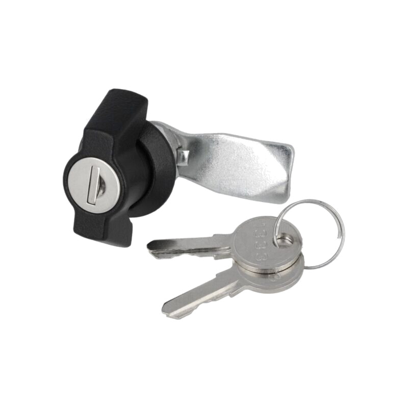 Închizătoare; aliaj aluminiu şi zinc; 18mm; finisaj negru