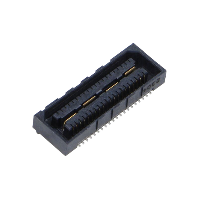 Conector: PCB-PCB; mamă; PIN: 40; 0,8mm; QSE; aurit; SMT; soclu; 2A