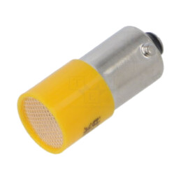 Lampă LED; galbenă; BA9S,T10; 110VDC; 110VAC; plastic; -20÷60°C