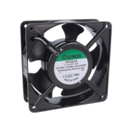 Ventilator: AC; axial; 230VAC; 120x120x38mm; 122m3/h(±10%); 37dBA