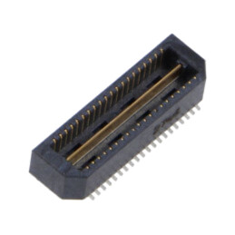 Conector: PCB-PCB; tată; PIN: 40; 0,8mm; QTE; aurit; SMT; soclu; 2A