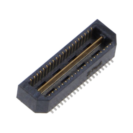 Conector: PCB-PCB; tată; PIN: 40; 0,8mm; QTE; aurit; SMT; soclu; 2A