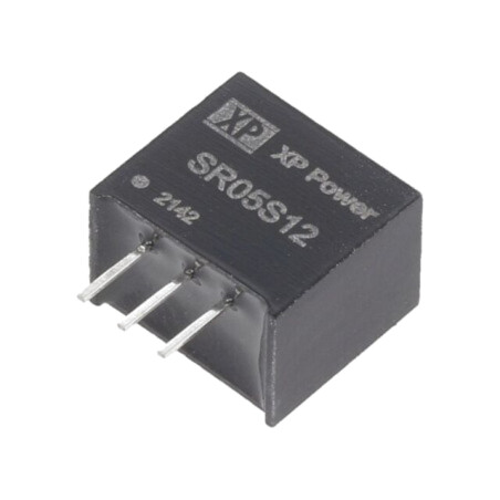 Convertor: DC/DC; Uintr: 15÷34VDC; Uieş: 12VDC; Iieş: 500mA; SIP3