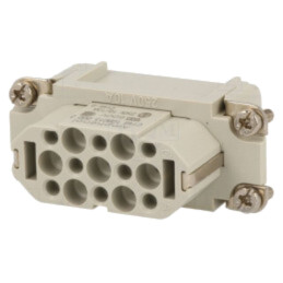 Conector: HDC; inserturi de contact; mamă; C146,heavy|mate D