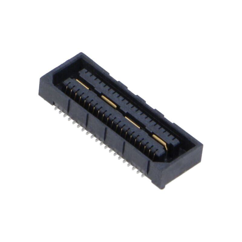 Conector: PCB-PCB; mamă; PIN: 40; 0,8mm; QSE; aurit; SMT; soclu; 2A Conector: PCB-PCB; mamă; PIN: 40; 0,8mm; QSE; aurit; SMT; soclu; 2A