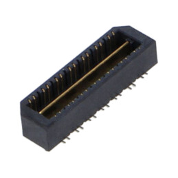 Conector: PCB-PCB; tată; PIN: 28; 0,8mm; QTE; aurit; SMT; soclu; 2A