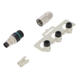 Conector: M8; tată; PIN: 3; drept; pe cablu; mufă; 4A; IP65,IP67; 32V