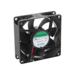 Ventilator: DC; axial; 12VDC; 80x80x25mm; 97m3/h; 44dBA; bilă