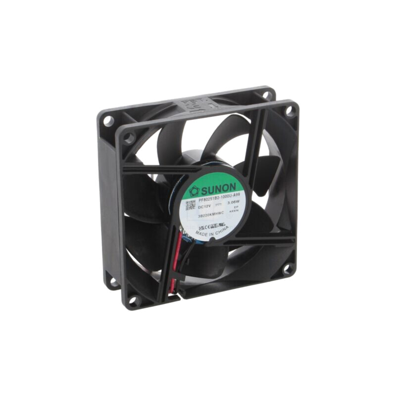 Ventilator: DC; axial; 12VDC; 80x80x25mm; 97m3/h; 44dBA; bilă