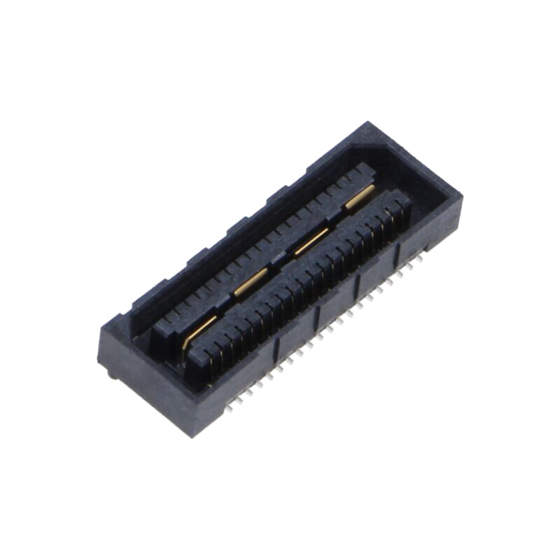 Conector: PCB-PCB; mamă; PIN: 40; 0,8mm; QSE; aurit; SMT; soclu; 2A Conector: PCB-PCB; mamă; PIN: 40; 0,8mm; QSE; aurit; SMT; soclu; 2A