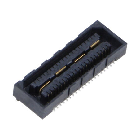 Conector: PCB-PCB; mamă; PIN: 40; 0,8mm; QSE; aurit; SMT; soclu; 2A