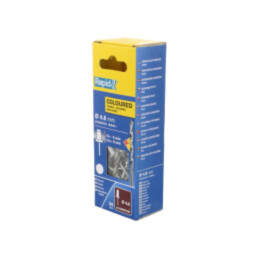 Diblu; aluminiu; Diam.nit: 4,8mm; Lung.nit: 12mm; albă; 50buc.