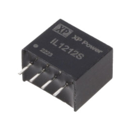 Convertor: DC/DC; 2W; Uintr: 12VDC; Uieş: 12VDC; Iieş: 168mA; SIP; THT