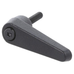 Manetă; franceză; Lung.filet: 25mm; Lung.manetă: 45mm; Corp: neagră