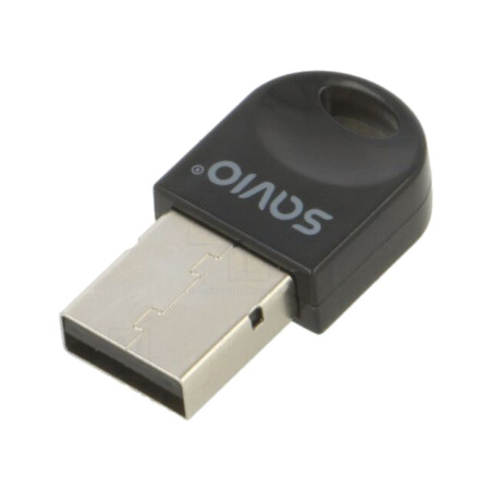 Adaptor BT; USB A; Bluetooth 5.3,USB 2.0; cu diodă LED; neagră