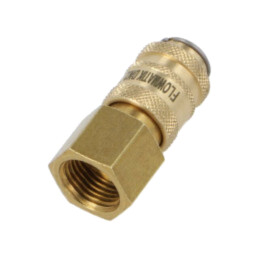 Conector rapid; simplu; max.35bar; alamă; Etanşare: cauciuc NBR
