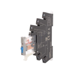 Releu: interfaţă; SPDT; Ucom: 24VDC; 6A; 6A/250VAC; 6A/30VDC; 100mΩ
