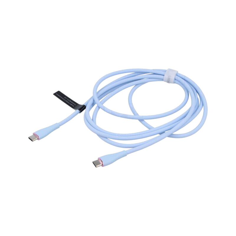 Cablu; USB 2.0; USB C mufă,din ambele părţi; nichelat; 2m; 100W
