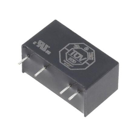 Convertor: DC/DC; 1W; Uintr: 13,5÷16,5VDC; Uieş: 12VDC; Iieş: 83,3mA