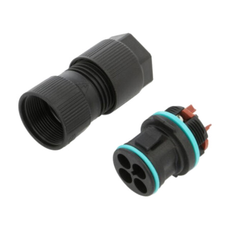 Conector: alimentare AC; terminal cu şurub; tată; TH389; 23mm