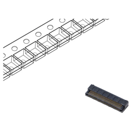 Conector: PCB-PCB; hermafrodit; PIN: 60; 0,5mm; LSEM; gold flash