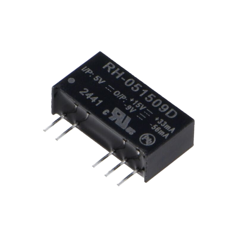 Convertor: DC/DC; 1W; Uintr: 4,5÷5,5VDC; Uieş: 15VDC; Uieş2: -9VDC