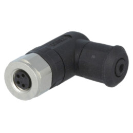 Conector: M8; mamă; PIN: 4; în unghi 90°; pe cablu; mufă; IP67