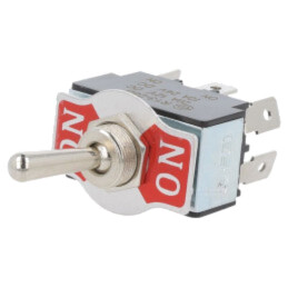 Comutator: basculant; Poz: 2; DPDT; ON-ON; 20A/12VDC; TB/TB2; 0÷55°C