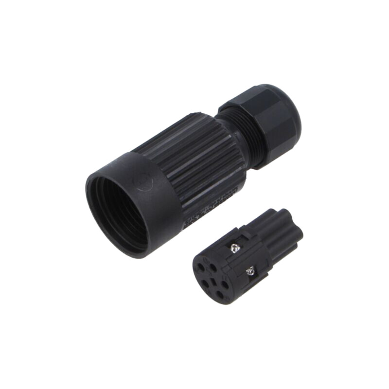 Conector: alimentare AC; terminal cu şurub; mamă; TH384; 27mm