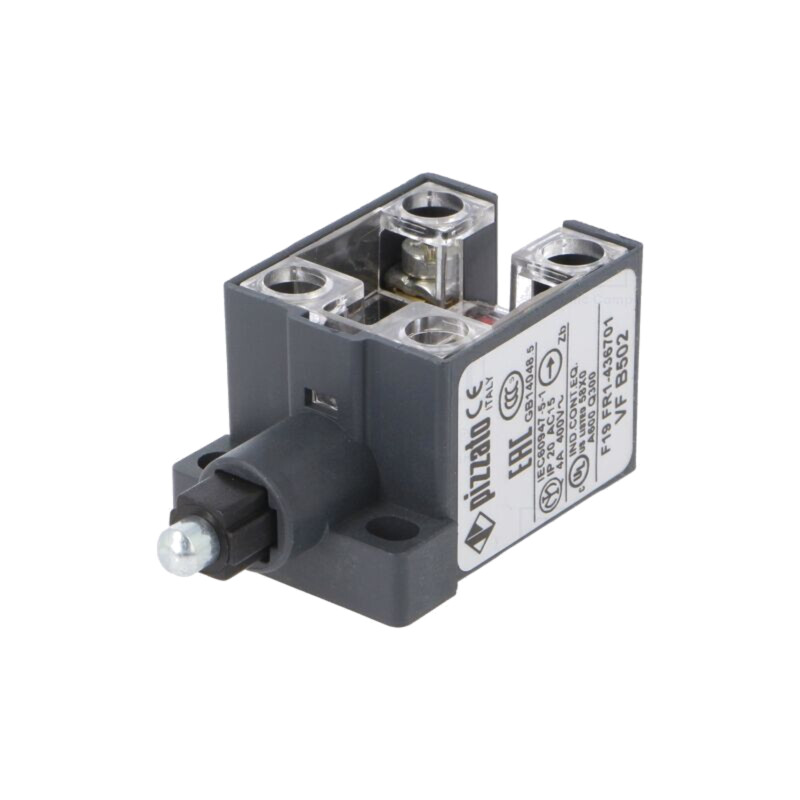 Limitator cursă; ax metalic; NO + NC; 10A; max.400VAC; max.250VDC