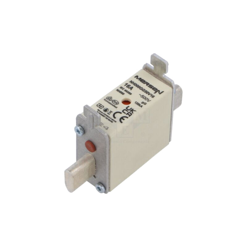 Siguranţă: siguranţă; gG; 16A; 500VAC; 250VDC; ceramică,industrial