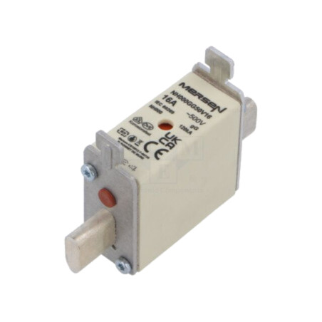 Siguranţă: siguranţă; gG; 16A; 500VAC; 250VDC; ceramică,industrial