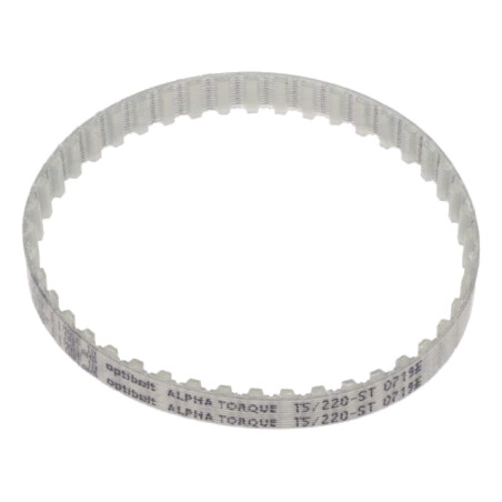 Curea dinţată; T5; W: 8mm; H: 2,2mm; Lw: 220mm; Înălţime dinte: 1,2mm