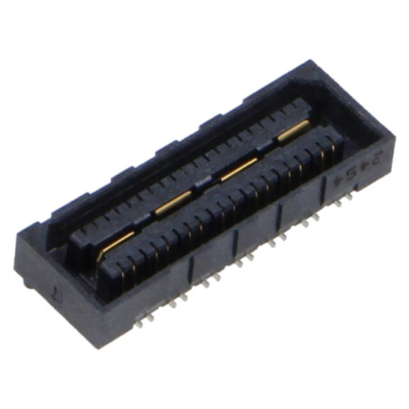 Conector: PCB-PCB; mamă; PIN: 28; 0,8mm; QSE; aurit; SMT; soclu; 2A