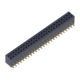 Conector: şiruri pini; tată; PIN: 50; 1,27mm; aurit; SMT; soclu
