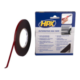 Bandă: de fixare; W: 6mm; L: 10m; Thk: 1,1mm; dublă; acril; antracit