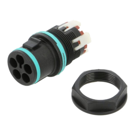 Conector: alimentare AC; clichet; tată; TH389; 23mm; 0,25÷1,5mm2