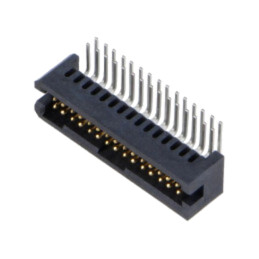 Conector: şiruri pini; tată; PIN: 30; 1,27mm; aurit; THT; şir pini