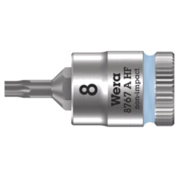 Cap; tubulară,Torx®; TX08; 1/4"; 28mm; oţel crom-vanadium; Zyklop