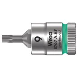 Cap; tubulară,Torx®; TX09; 1/4"; 28mm; oţel crom-vanadium; Zyklop