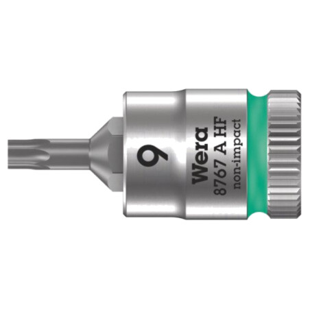 Cap; tubulară,Torx®; TX09; 1/4"; 28mm; oţel crom-vanadium; Zyklop