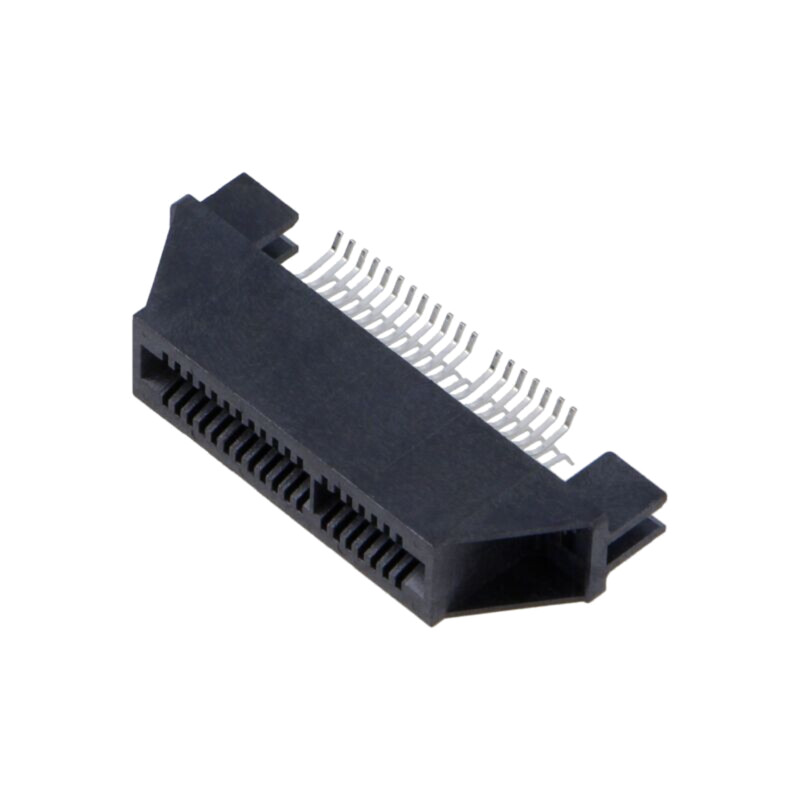 Conector: de margine; PIN: 40; 1mm; gold flash; SMT; pentru PCB